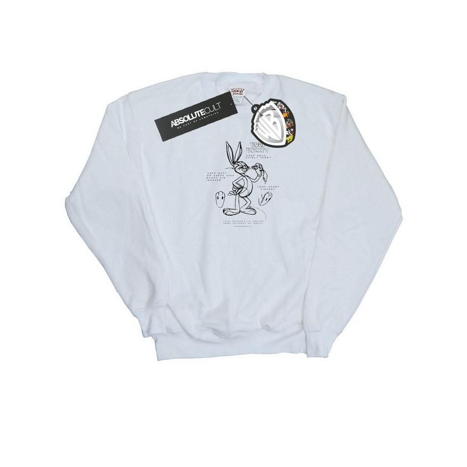 LOONEY TUNES Bugs Bunny Sketch Sweatshirt  