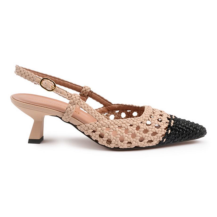 Konstantin Starke Perla Gewebte Slingback Pumps  