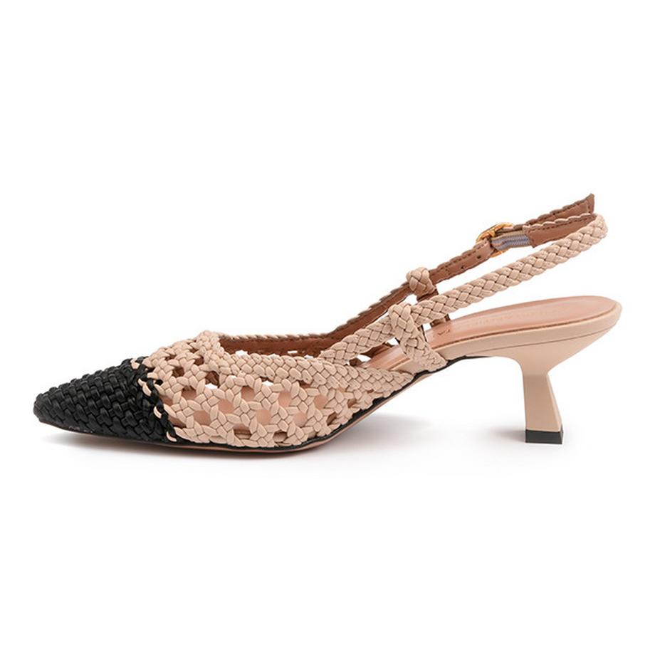 Konstantin Starke Perla Gewebte Slingback Pumps  