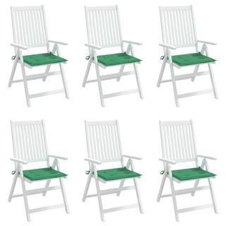 VidaXL Coussins de chaise de jardin 6 pcs  tissu tissu  