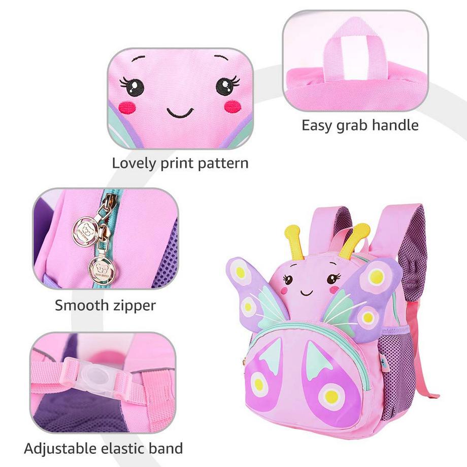 Only-bags.store Kinder Schmetterling Kindergarten Vorschule Rucksack  