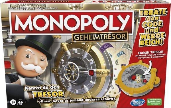 HASBRO GAMING  Hasbro F5023100 - Monopoly Geheimtresor, Brettspiel 