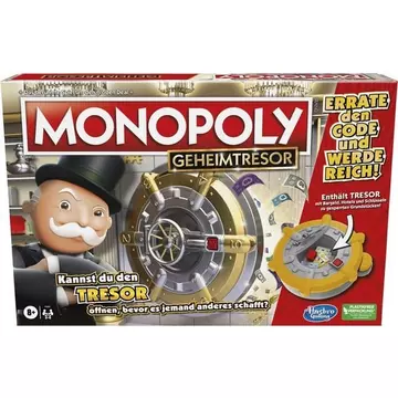 Hasbro F5023100 - Monopoly Geheimtresor, Brettspiel