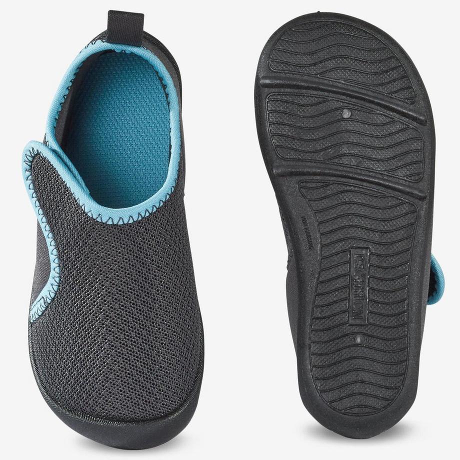 DECATHLON  Chaussons enfant eco-conçus - Basique Gris foncé 