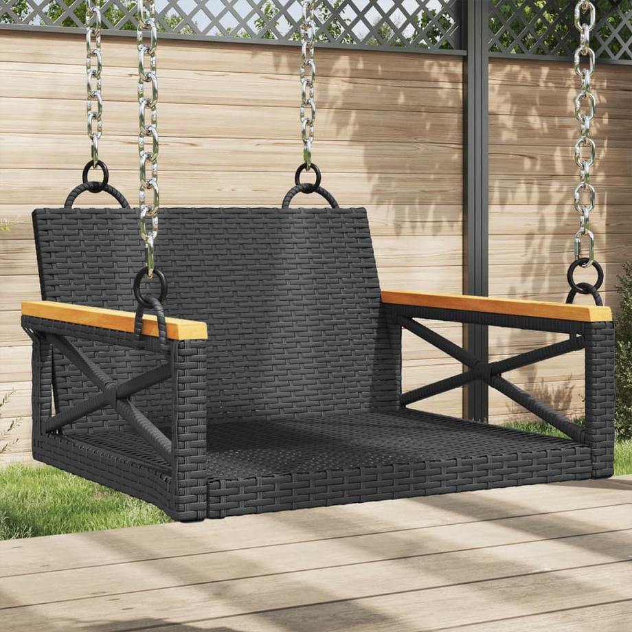 VidaXL Hängebank poly-rattan  