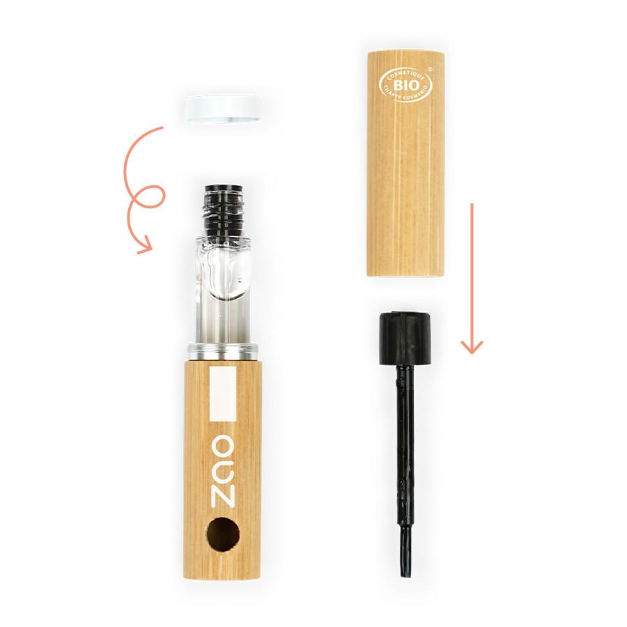 ZAO MAKEUP  Soin cils fortifiant - Certifié bio, vegan et rechargeable 