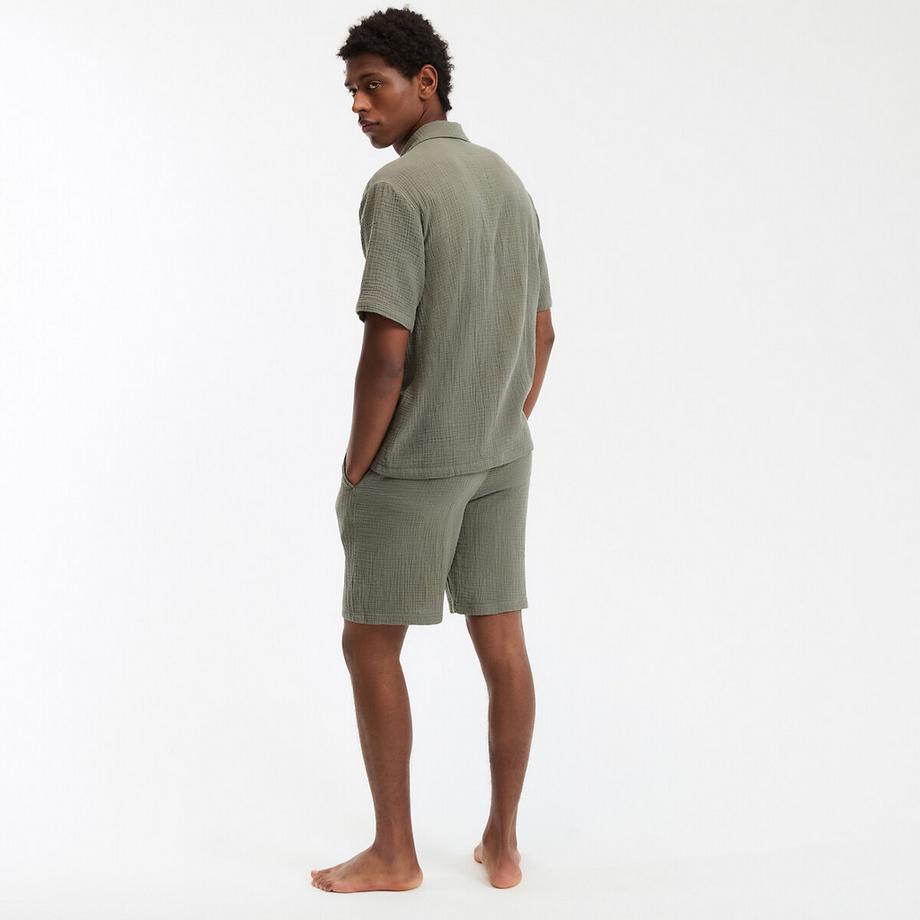 La Redoute Collections Pyjama aus Baumwollmusselin  