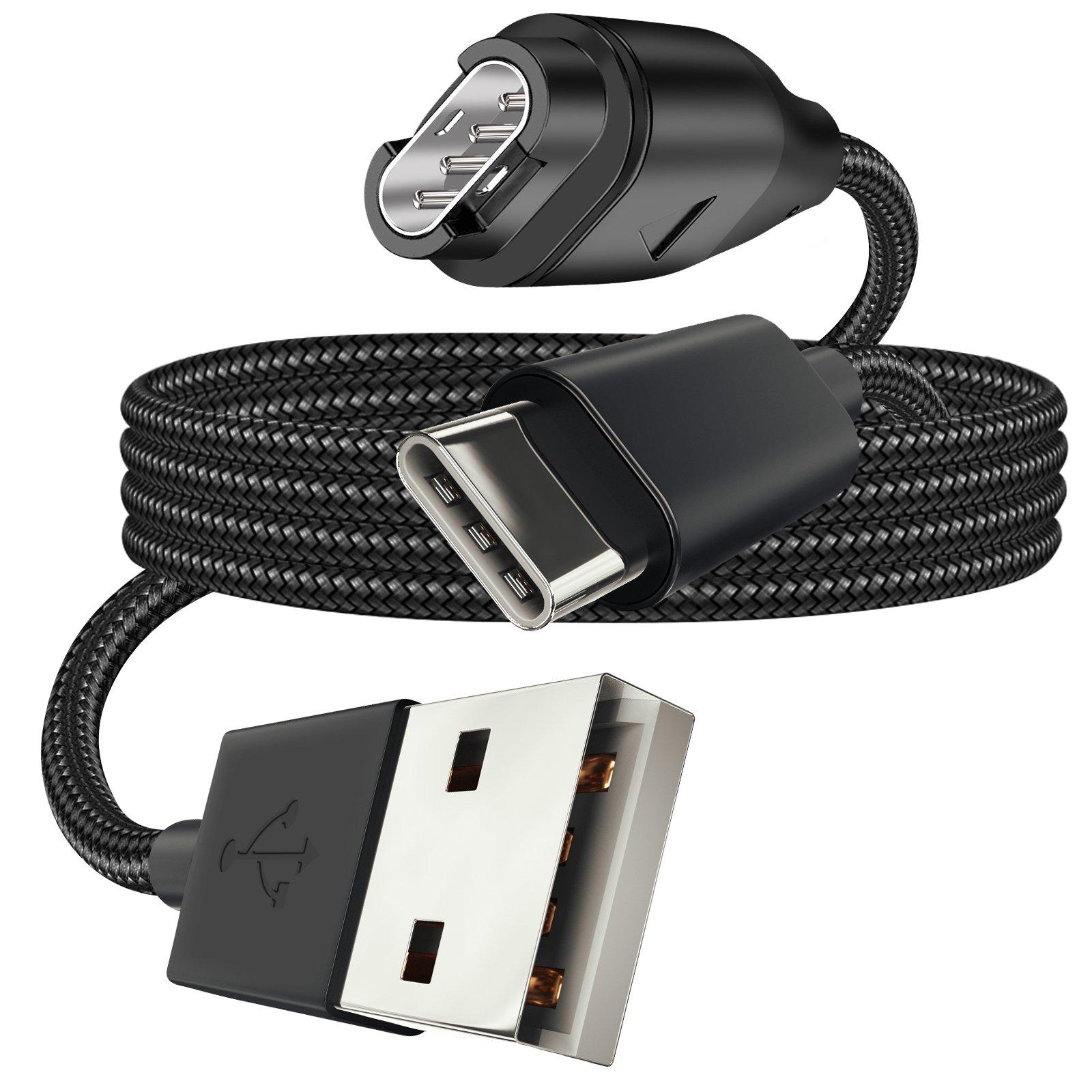 Câble Nylon Tressé USB vers Lightning LinQ Gris - Longueur 1.5m - Français