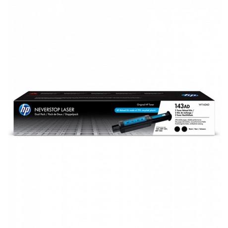 Hewlett-Packard  Kit ricarica toner nero originale Neverstop 143AD, dual-pack 