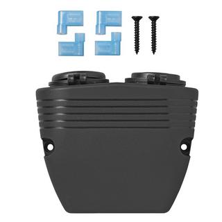 Pricenet  Kit de montage en saillie : prise 12V + chargeur rapide USB type A + C 2 voies 3A 