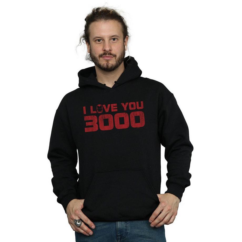 MARVEL Avengers Endgame I Love You 3000 Sweat à Capuche  