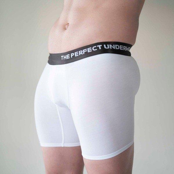 The Perfect Underwear  Bambus Boxer-shorts, weiss (3 Stk. pro Pack), Größe L 