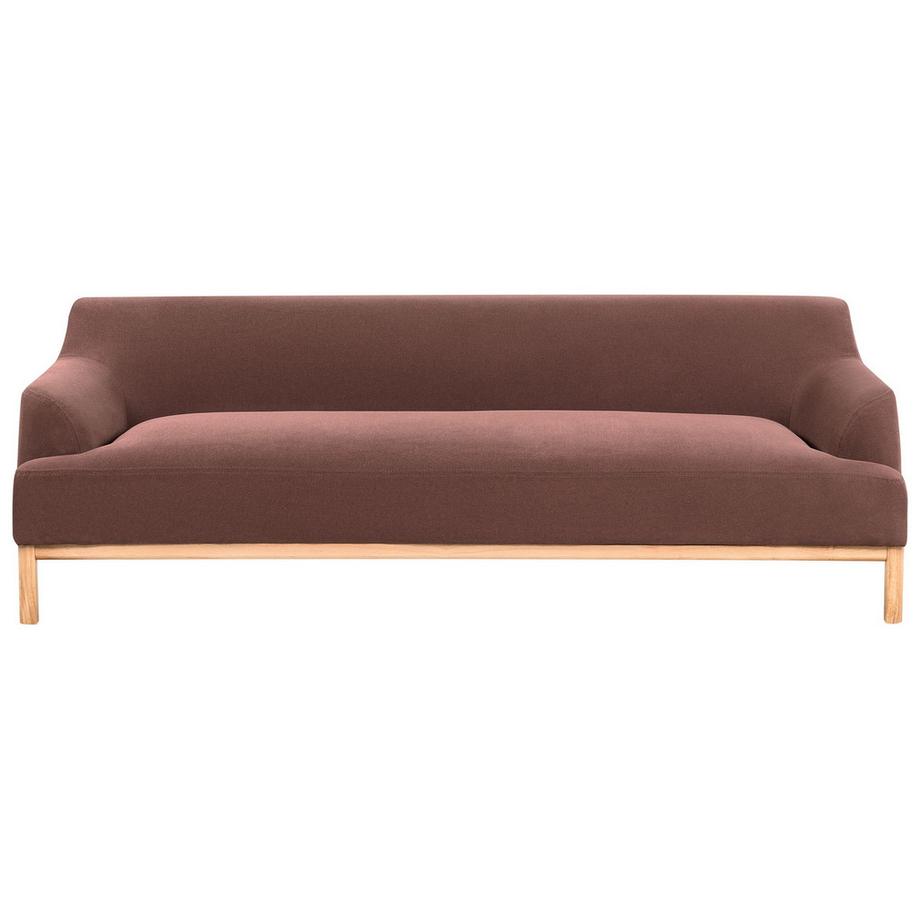 Beliani Canapé 3 places en Tissu Scandinave SOSJO  