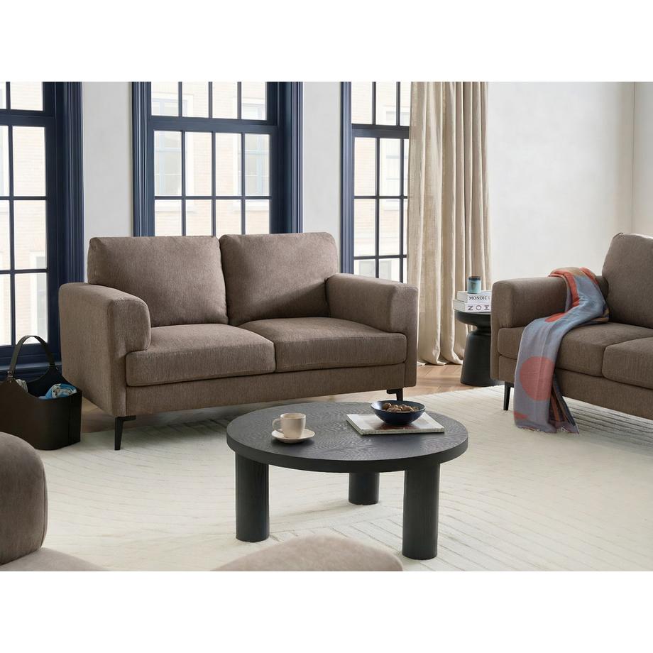 Beliani Canapé 2 places en Tissu Moderne LOUSTO  