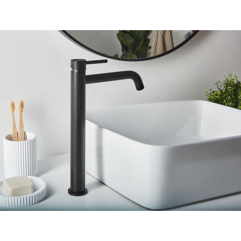 Beliani Miscelatore per lavabo alto en Ottone  SALINAS  