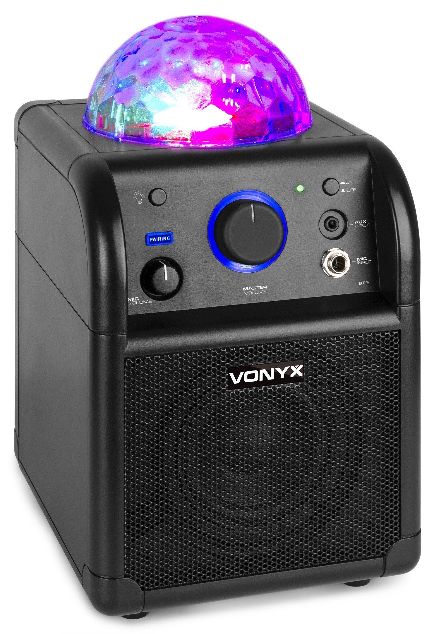 Vonyx  SBS50B haut-parleur Noir Avec fil &sans fil 50 W 