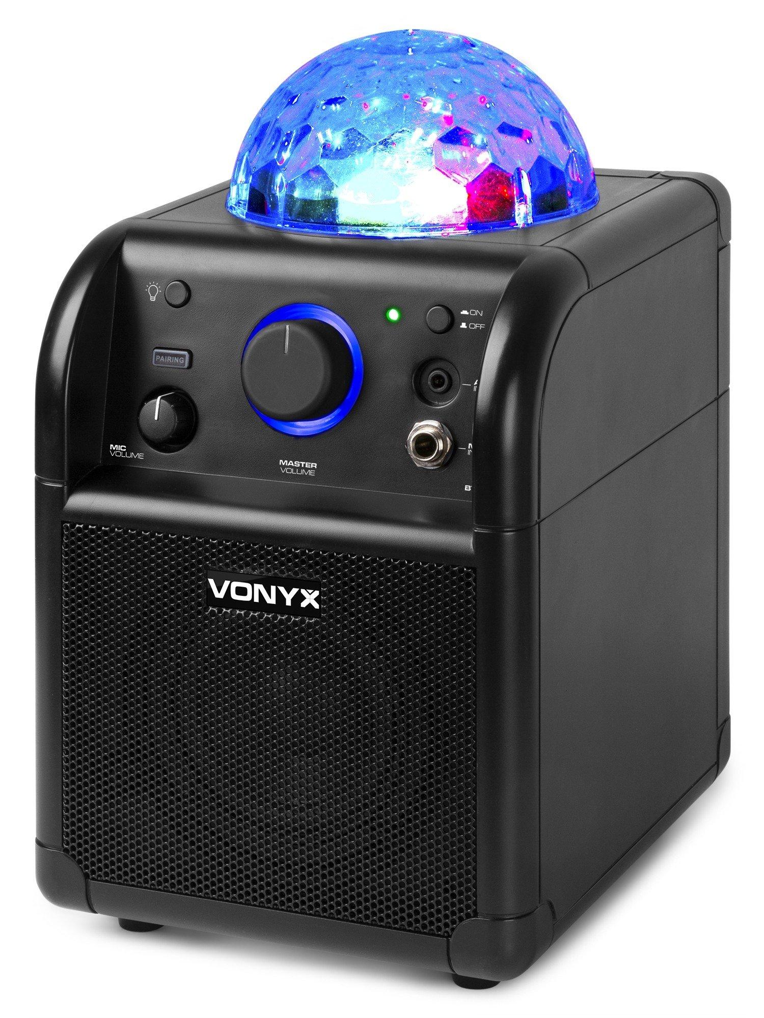 Vonyx  Lautsprecher SBS50B Karaoke Speaker Schwarz 