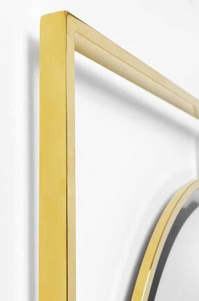 KARE Design Spiegel Stanford Frame gold Ø90  