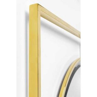 KARE Design Spiegel Stanford Frame gold Ø90  