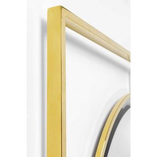 KARE Design Specchio Stanford Cornice oro Ø90  