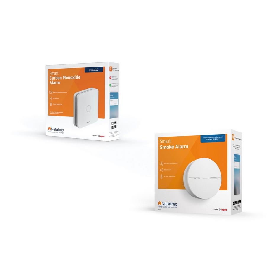 NETATMO  Smarter Rauchmelder + Kohlenmonoxidmelder 