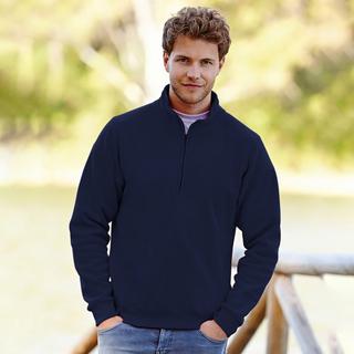 Fruit of the Loom  Prime 7030 Zip Neck Sweat 