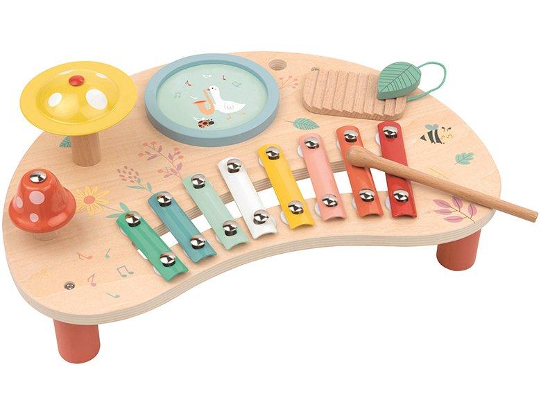 Spielba Holzspielwaren  Kleinkind Musik Tisch 