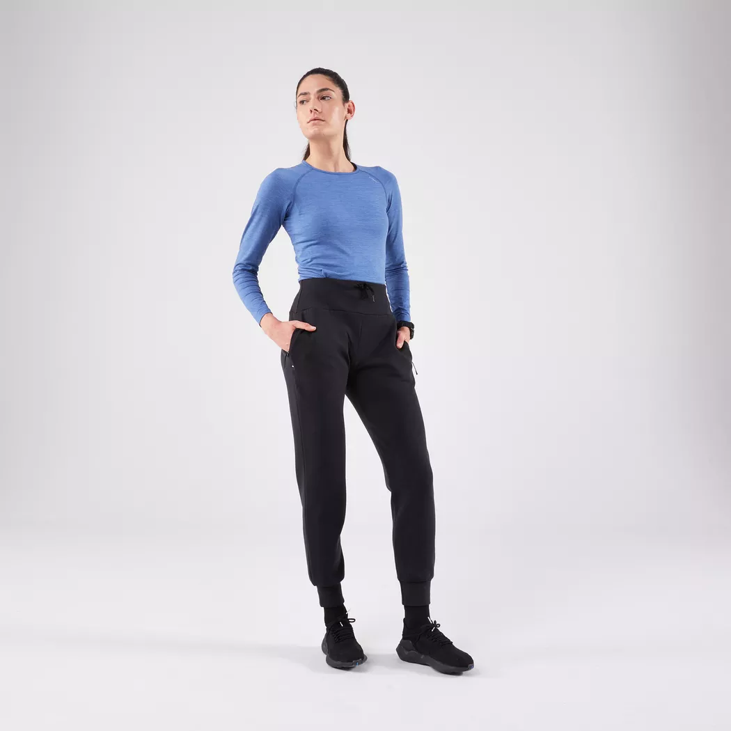 KIPRUN - Sporthose - 500, M, Charcoal Black