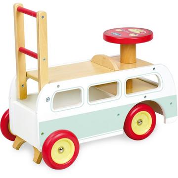 Lernlaufwagen Retrobus 2in1, Erste Spielzeuge, Vilac