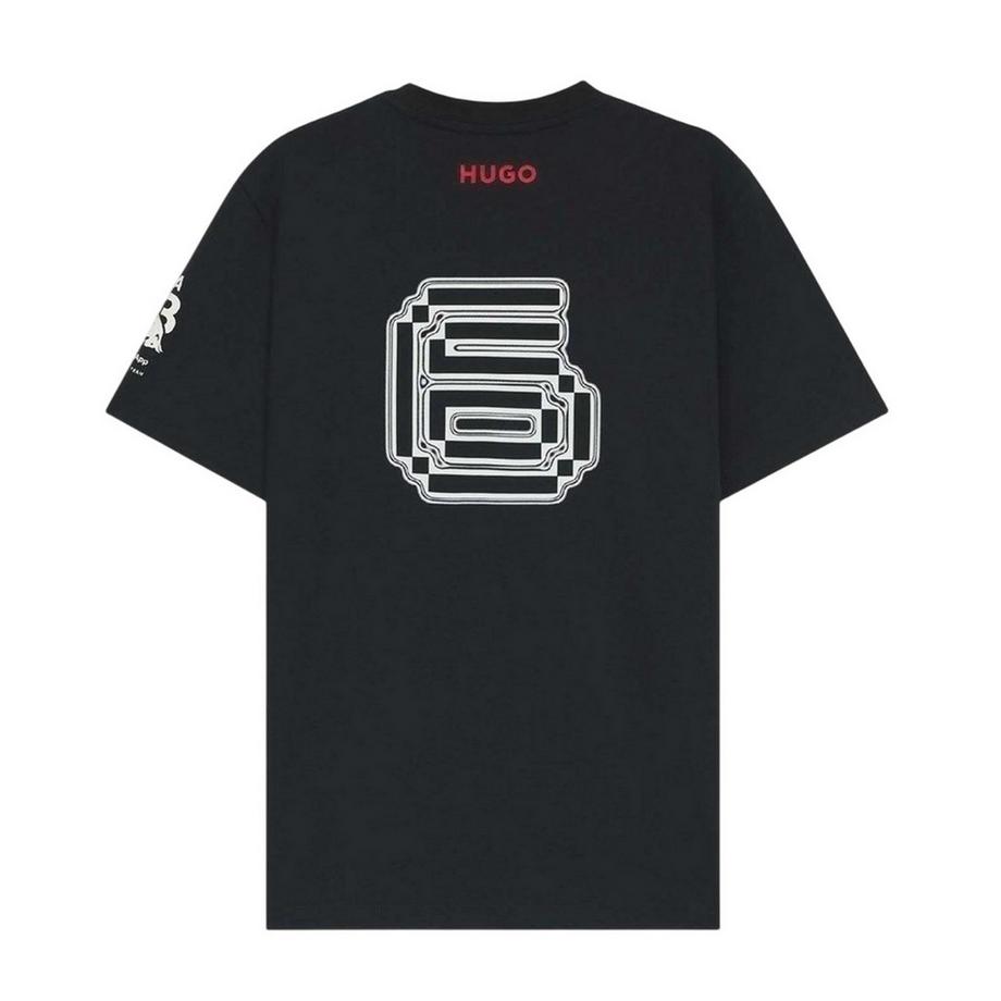 HUGO T-Shirt Oversize con Stampa Grafica  