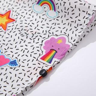 Alopini Imperméable Enfant Poncho de Pluie  