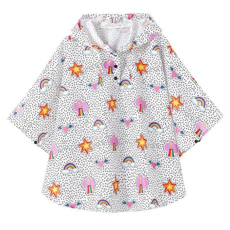 Alopini Imperméable Enfant Poncho de Pluie  