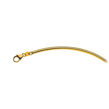 Collier Omega Glied Gelbgold 750, 3mm, 40cm