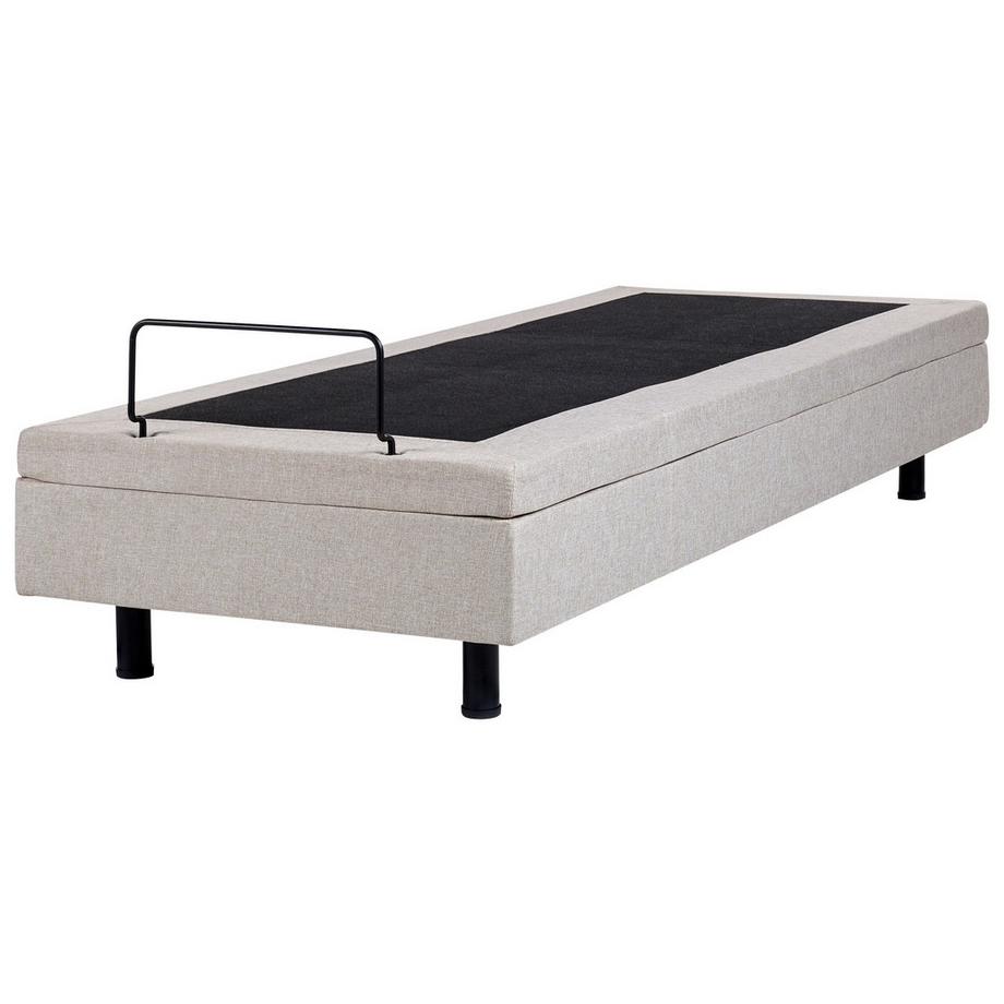 Beliani Lit réglable sans tête de lit en Tissu Moderne DUKE  