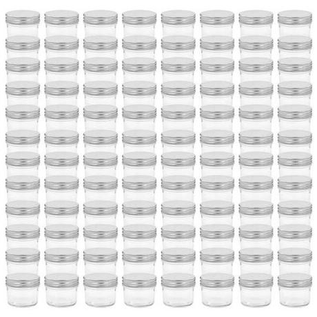 VidaXL Marmeladengläser mit deckeln 96 stk. glas  