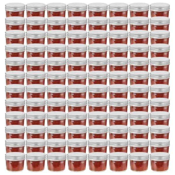 VidaXL Marmeladengläser mit deckeln 96 stk. glas  