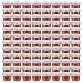 VidaXL Marmeladengläser mit deckeln 96 stk. glas  