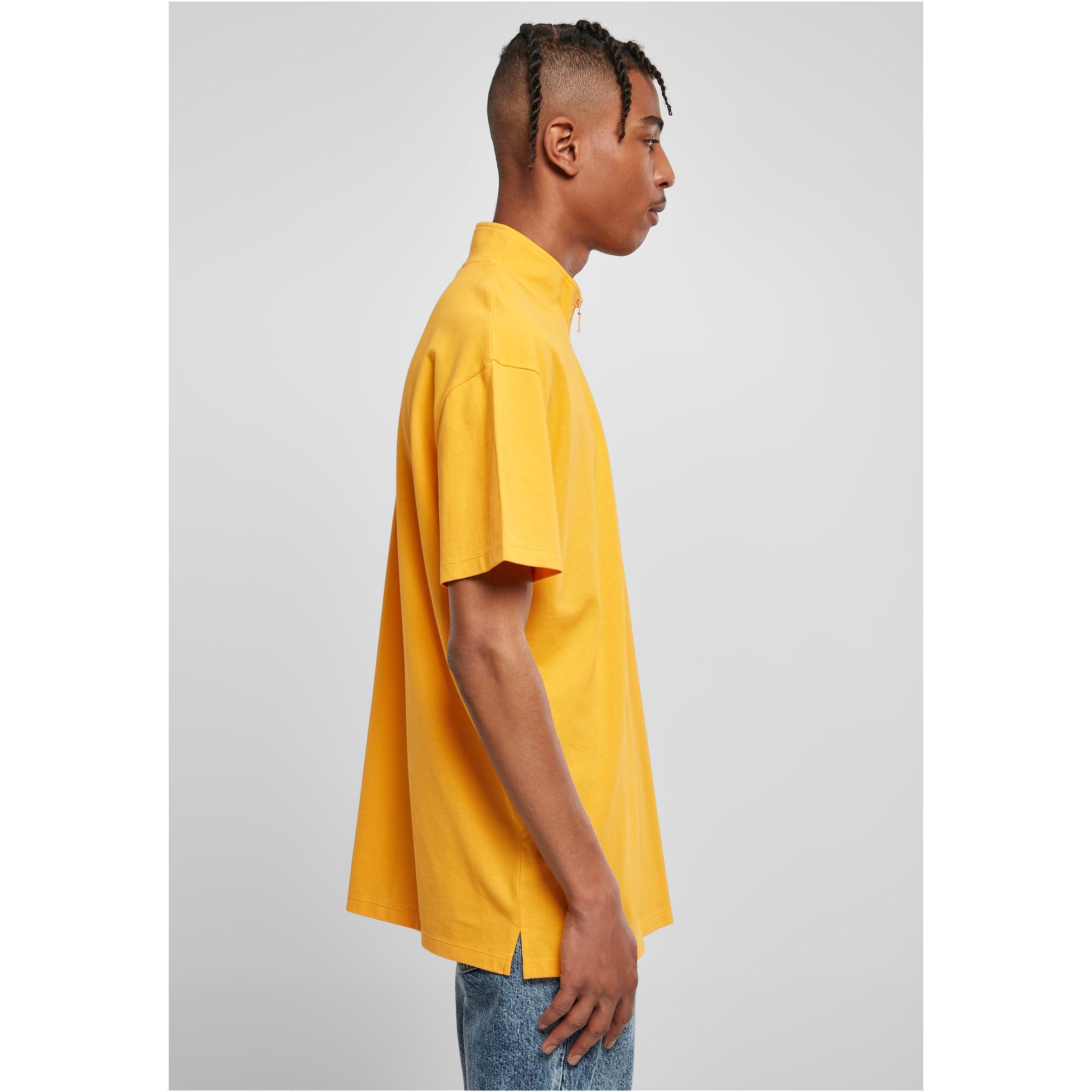 URBAN CLASSICS Half Zip Oversized T-Shirt  