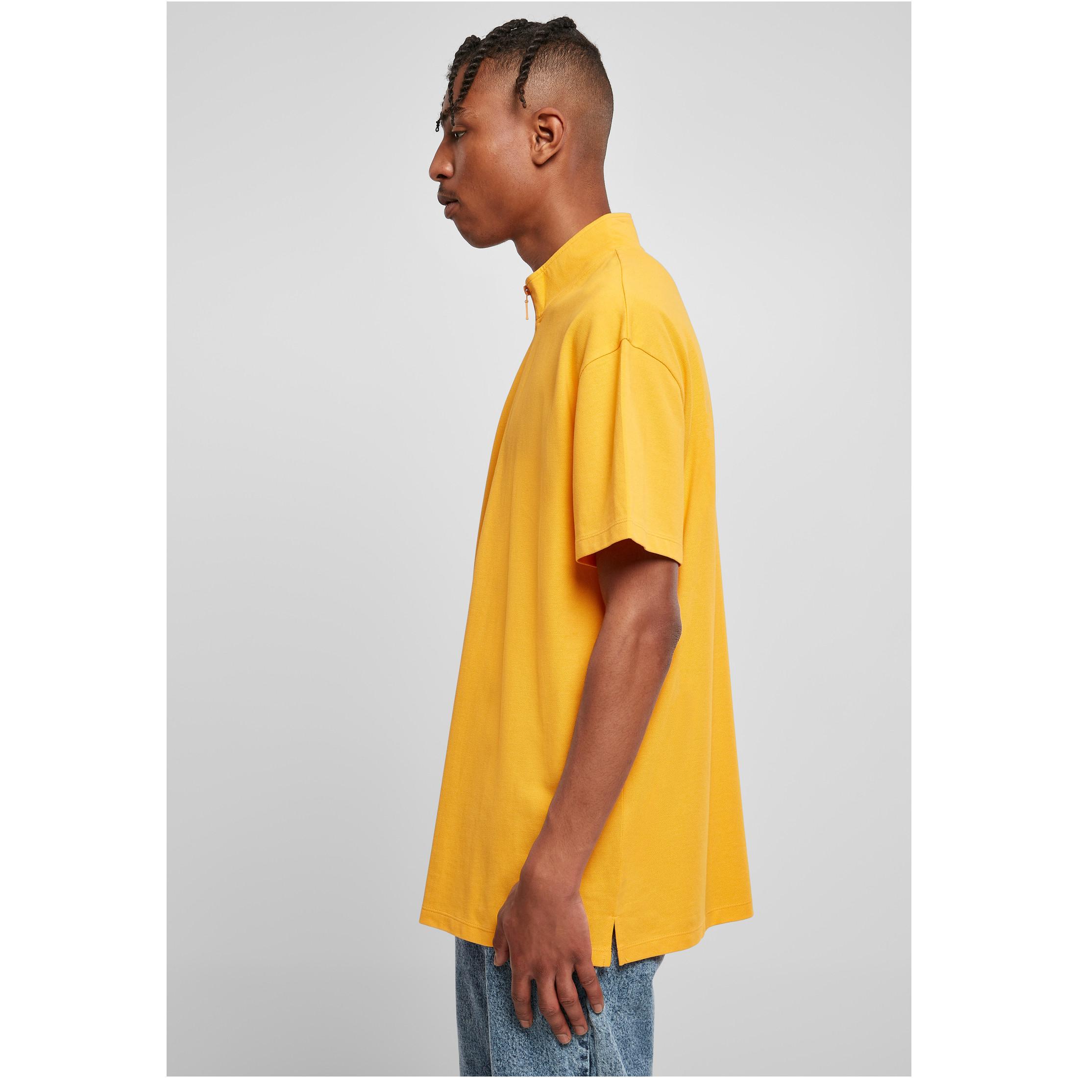 URBAN CLASSICS Half Zip Oversized T-Shirt  