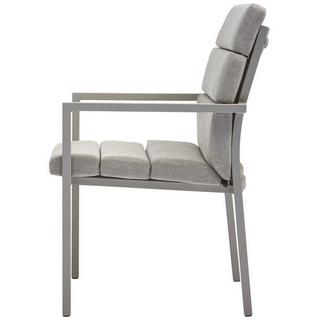 mutoni living Chaise de jardin North aluminium sable  