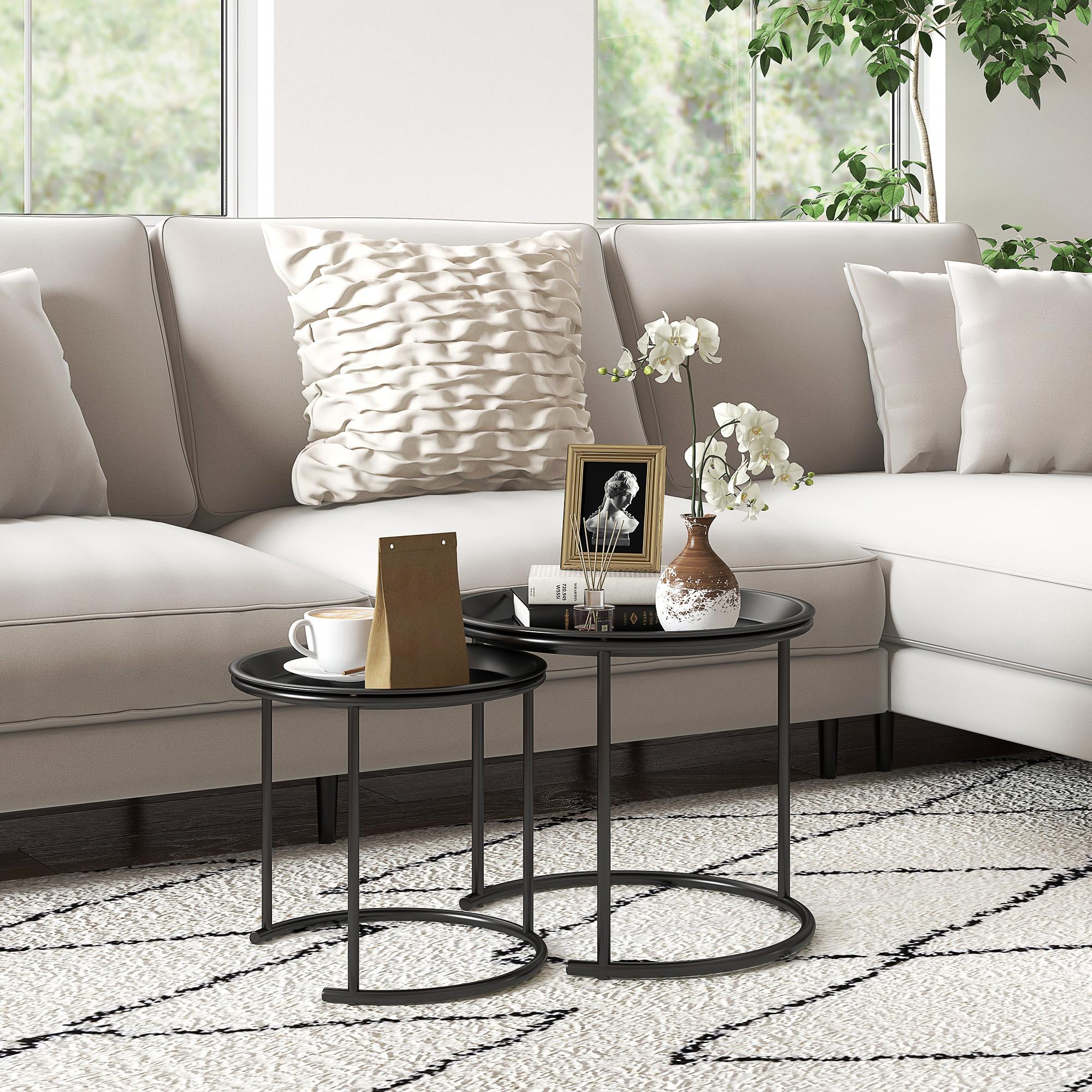 HOMCOM Couchtisch Set  