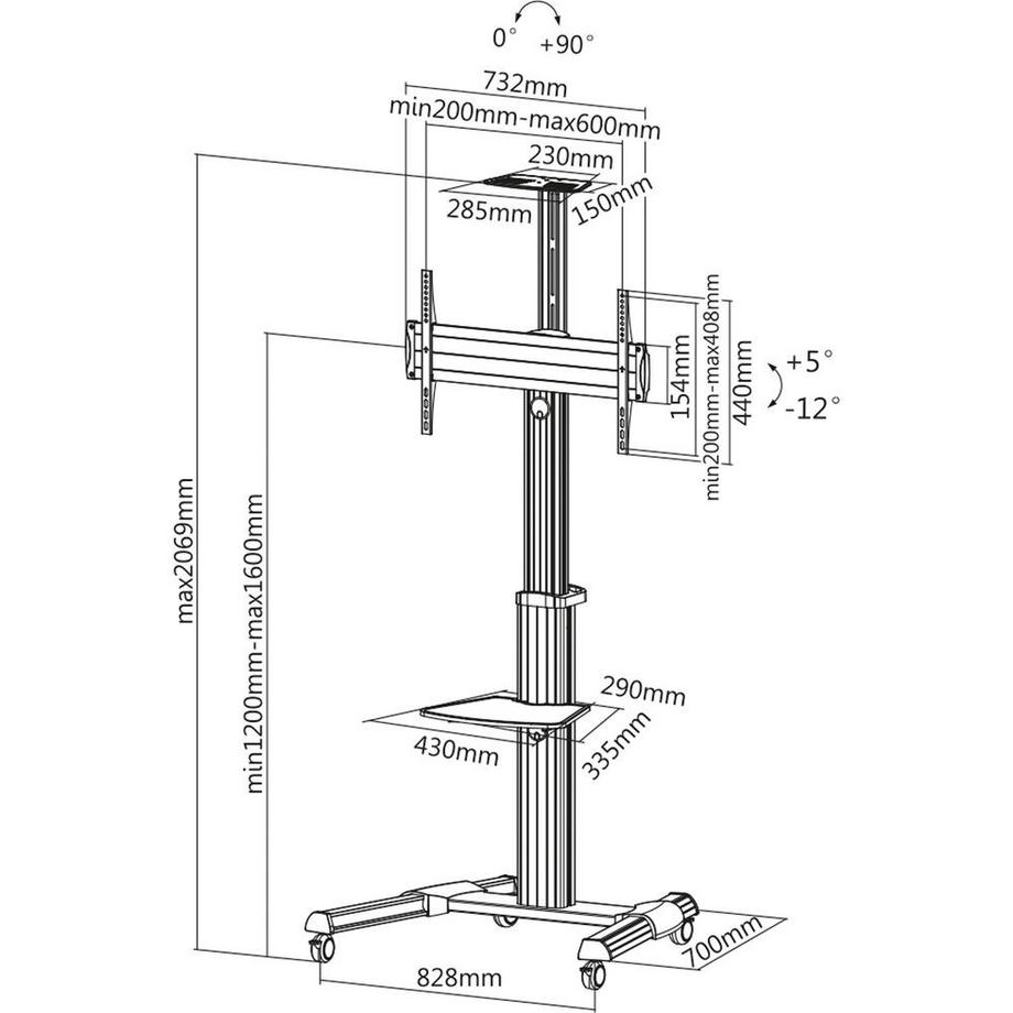 Roline  LCD/TV Rollständer 