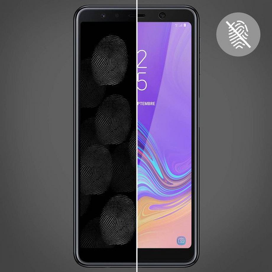 Avizar  Displayschutz Galaxy A7 2018 Schwarz 