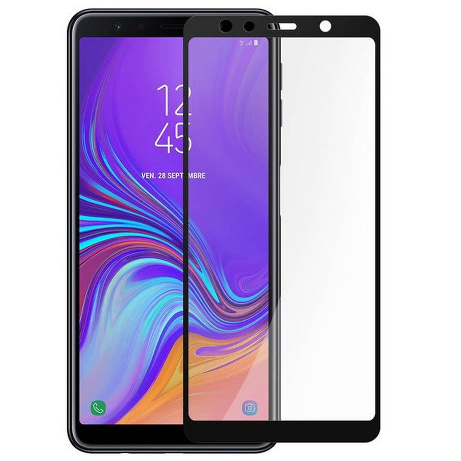 Avizar  Displayschutz Galaxy A7 2018 Schwarz 
