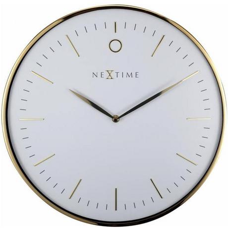 NeXtime Wanduhr Glamour Ø 40 cm Gold  