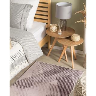 Beliani Tapis en Polyester Moderne KALE  