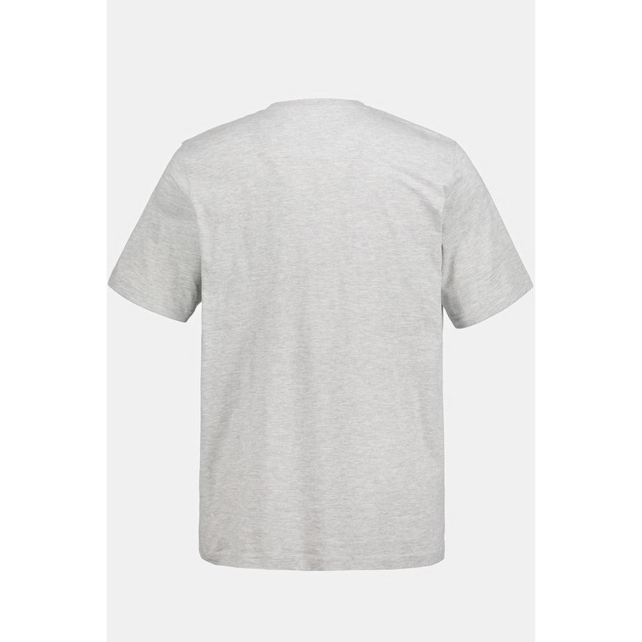 JP1880 Basic Henley Kurzarm Knopfleiste  