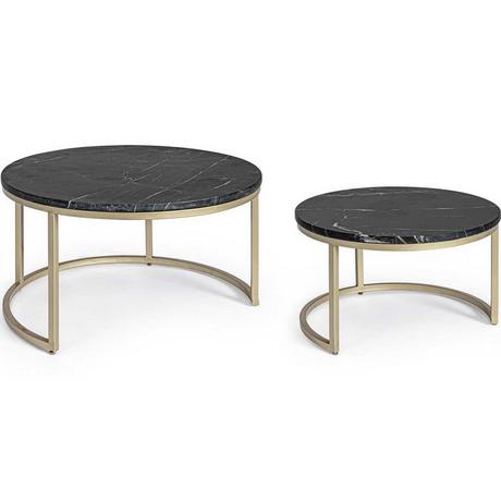 mutoni Table d&#039;appoint Prescott (lot de 2)  