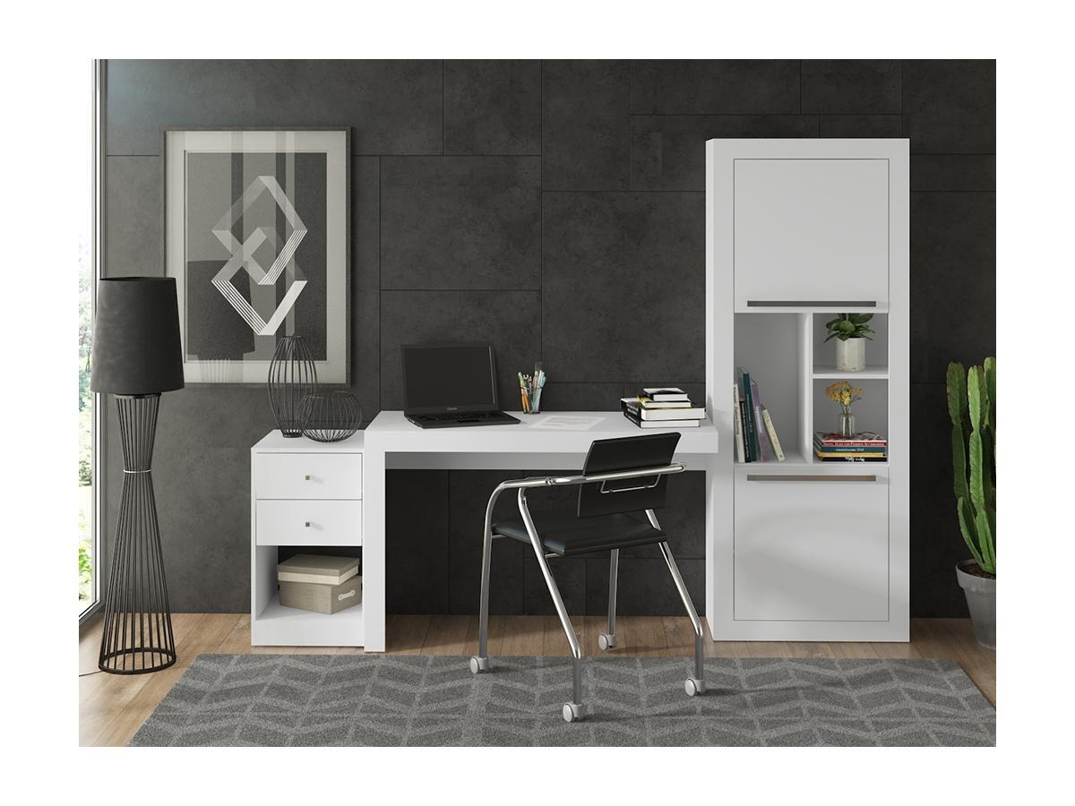 Vente-unique Bureau d'angle EVAN  