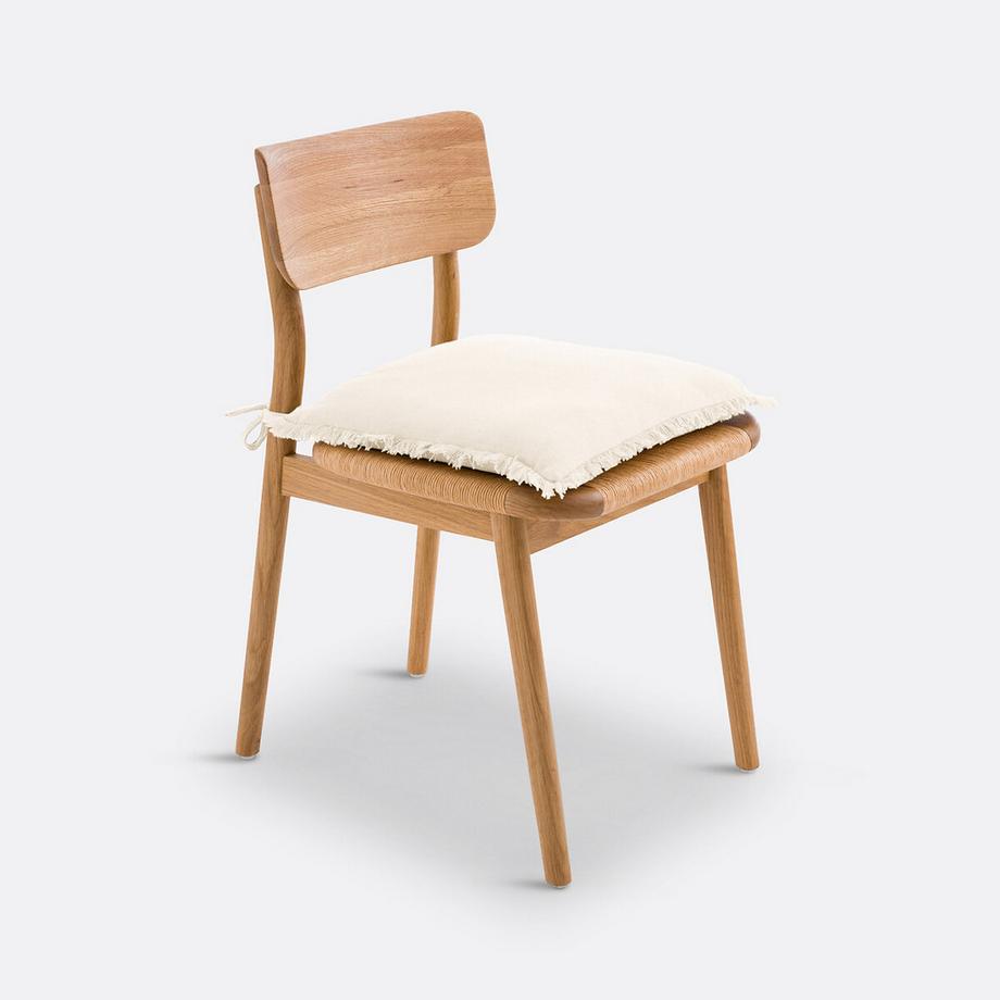 Galette de chaise coton natté